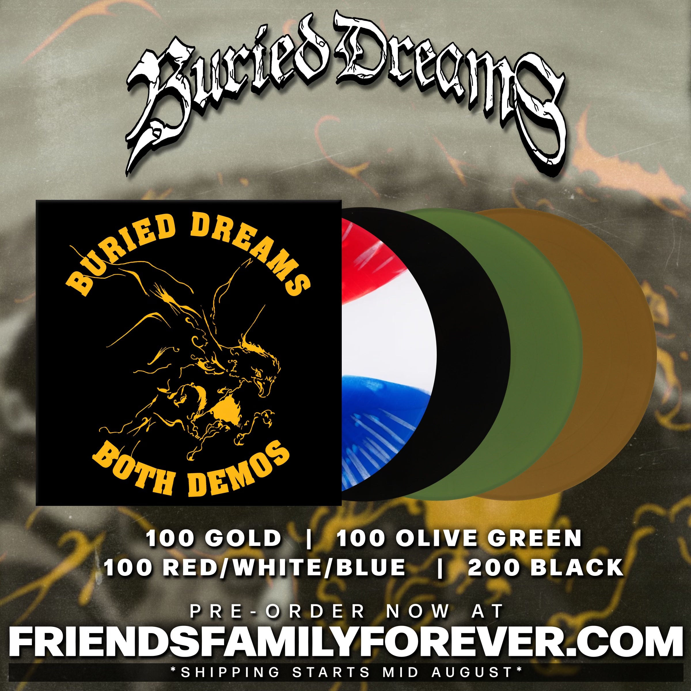 Buried Dreams - Both Demos LP – Friends Family Forever