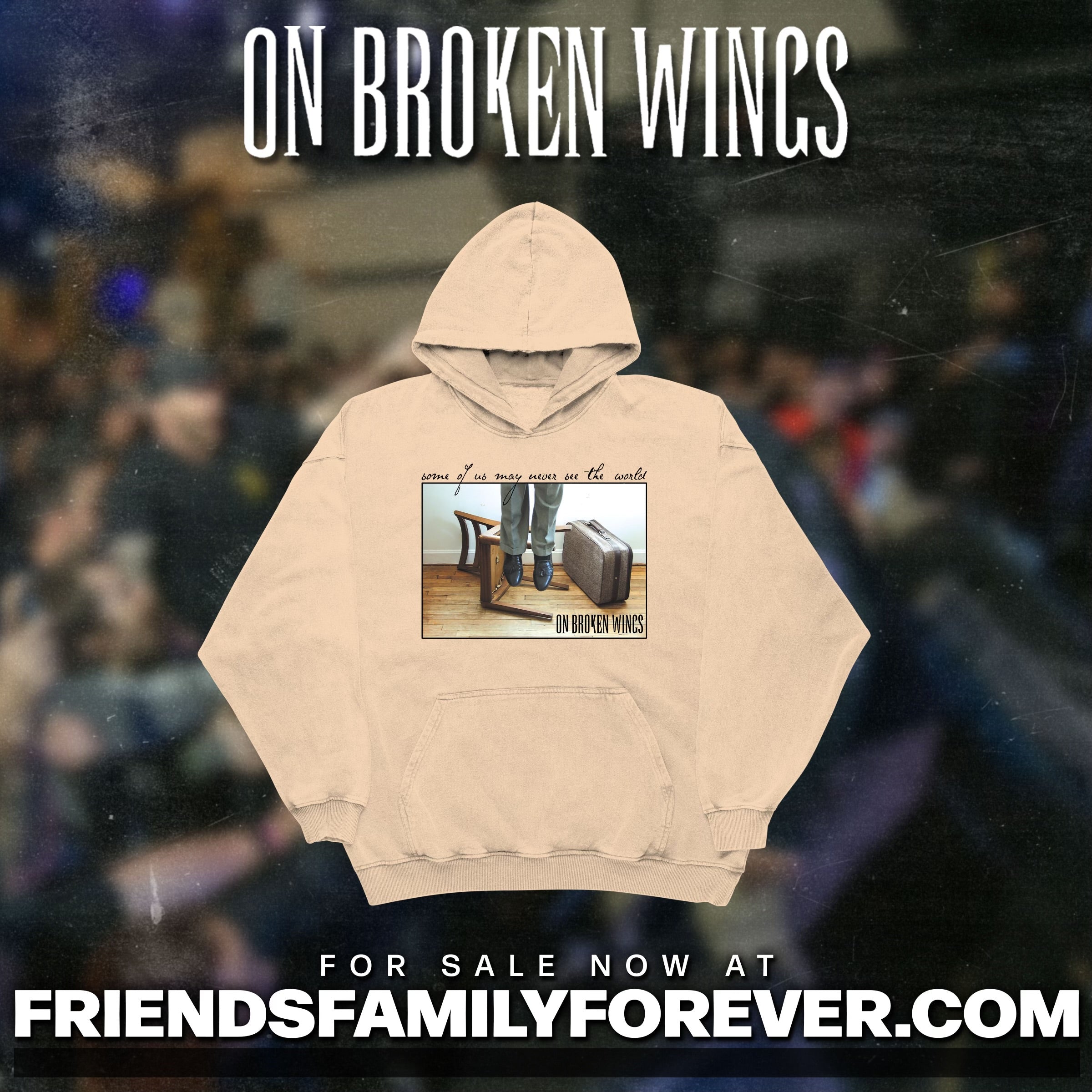 On Broken Wings Record Cover Hoodie Friends Family Forever on-broken-wings-record-cover-hoodie-friends-family-forever