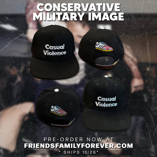 Conservative Military Image - "Casual Violence" Hats