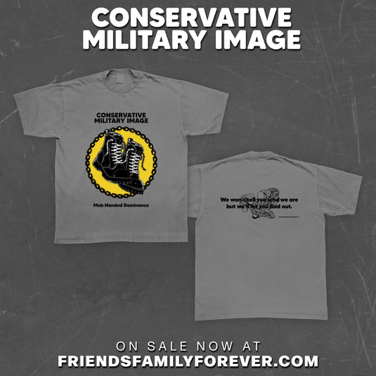 Conservative Military Image - Mob Handed Dominance Grey