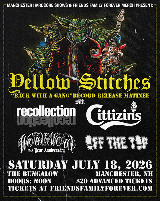 YELLOW STITCHES RECORD RELEASE 7/18/26