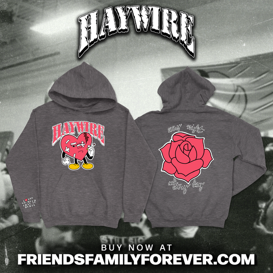 Haywire - Heartbreak Harry Hoodie (Charcoal Heather)