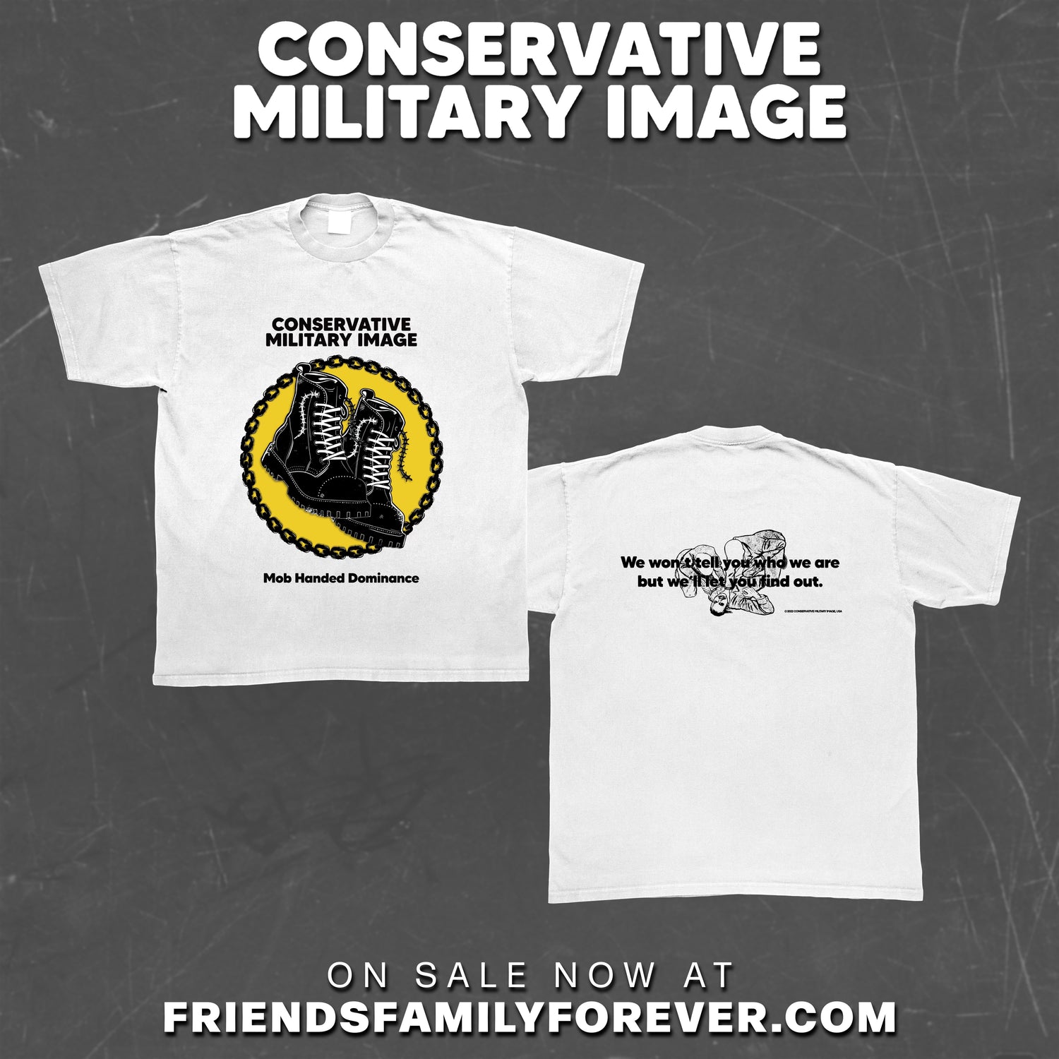 Conservative Military Image - Mob Handed Dominance White – Friends ...