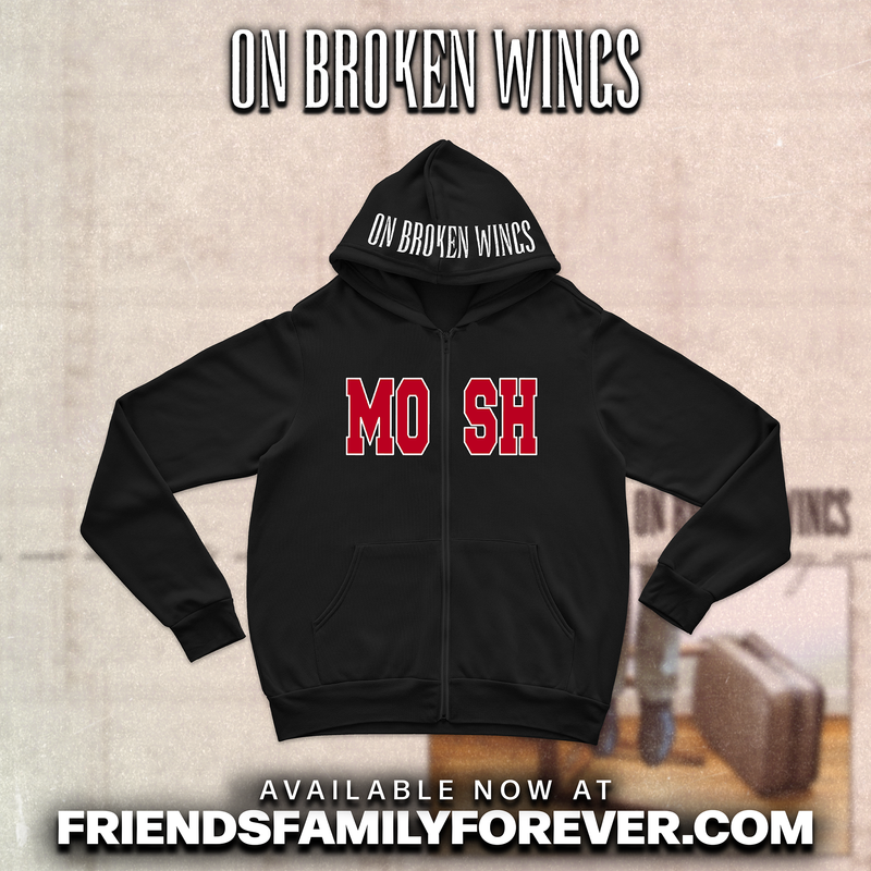 Load image into Gallery viewer, On Broken Wings - MOSH Zip Up
