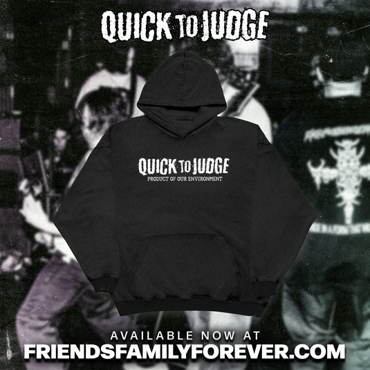 Quick 2 Judge - Product Of Our Environment Hoodie Black