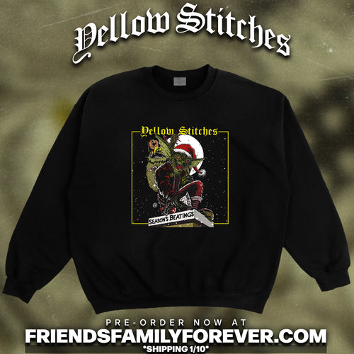 Yellow Stitches - Seasons Beating Crewneck