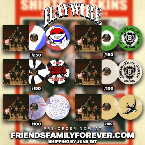 HAYWIRE/NO GUARD - SHIRTS VS. SKINS SPLIT 12'' BUNDLE